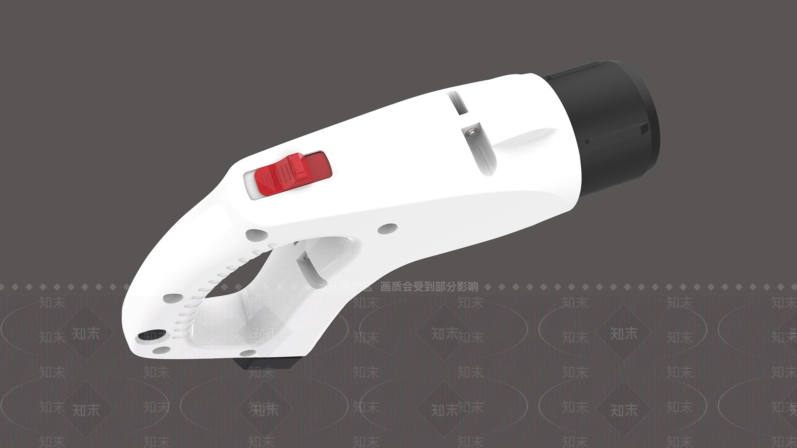 现代电动汽车充电枪3D模型下载【ID:1194890987】