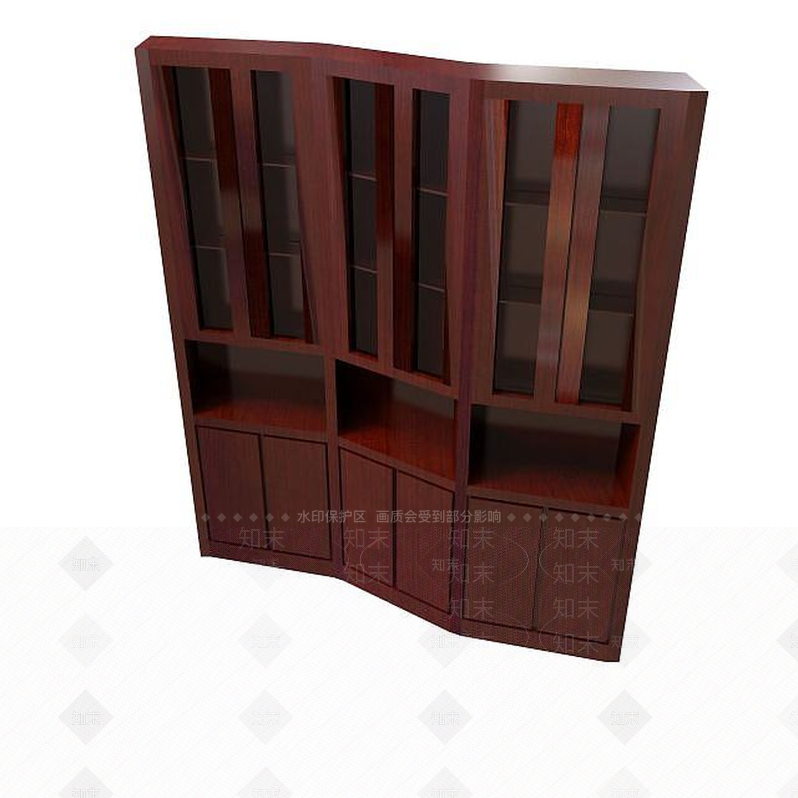中式文件柜3D模型下载【ID:1194891144】