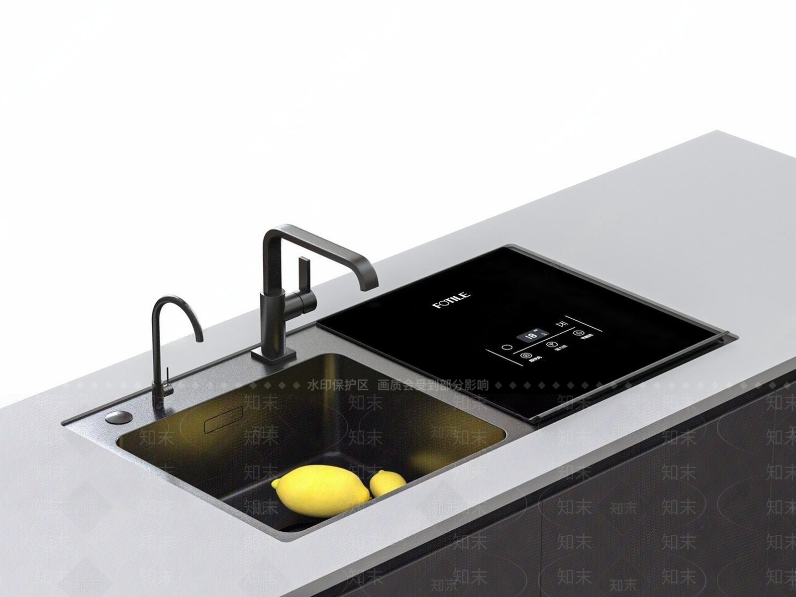 洗碗机SU模型下载【ID:1194899727】