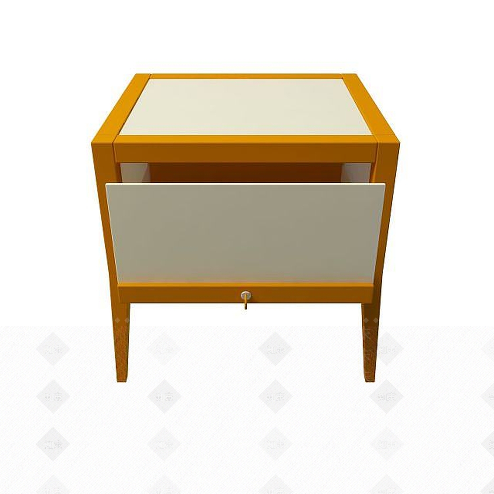 中式床头柜3D模型下载【ID:1194903179】