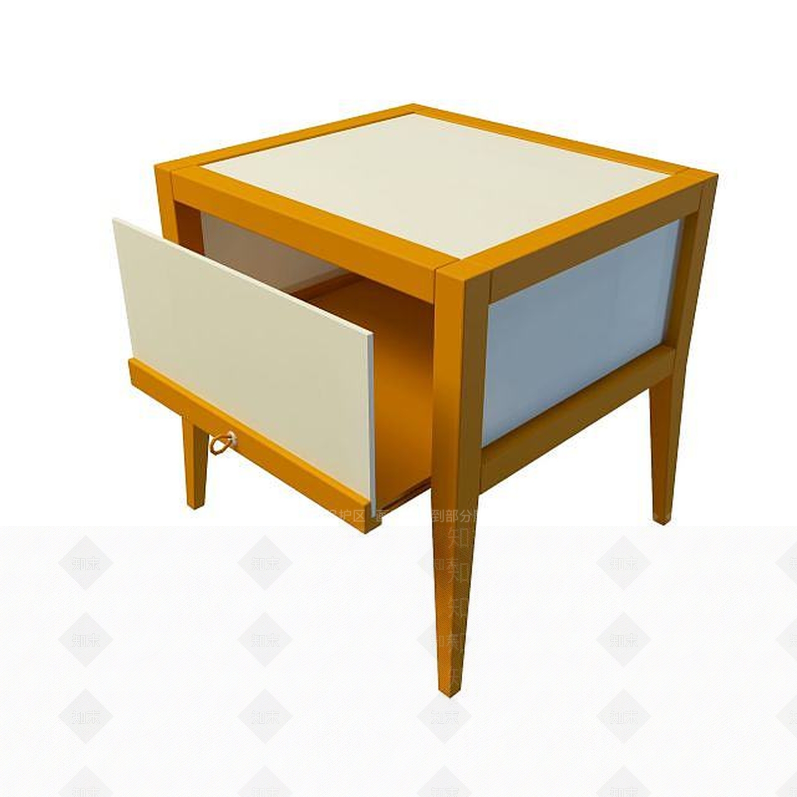 中式床头柜3D模型下载【ID:1194903179】
