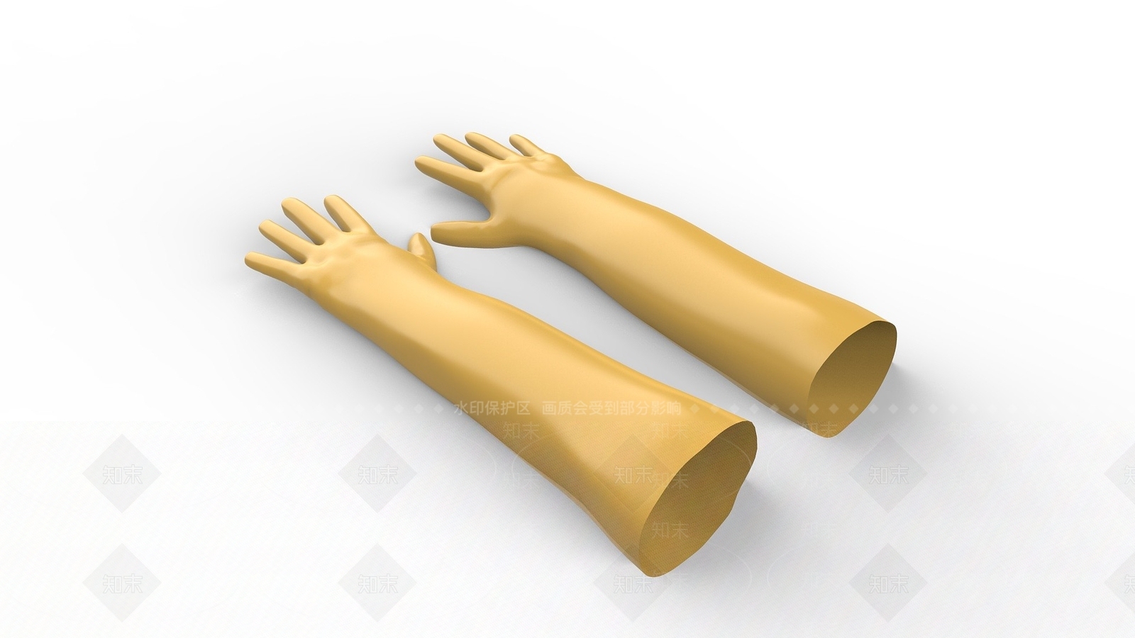 现代绝缘手套3D模型下载【ID:1194904085】