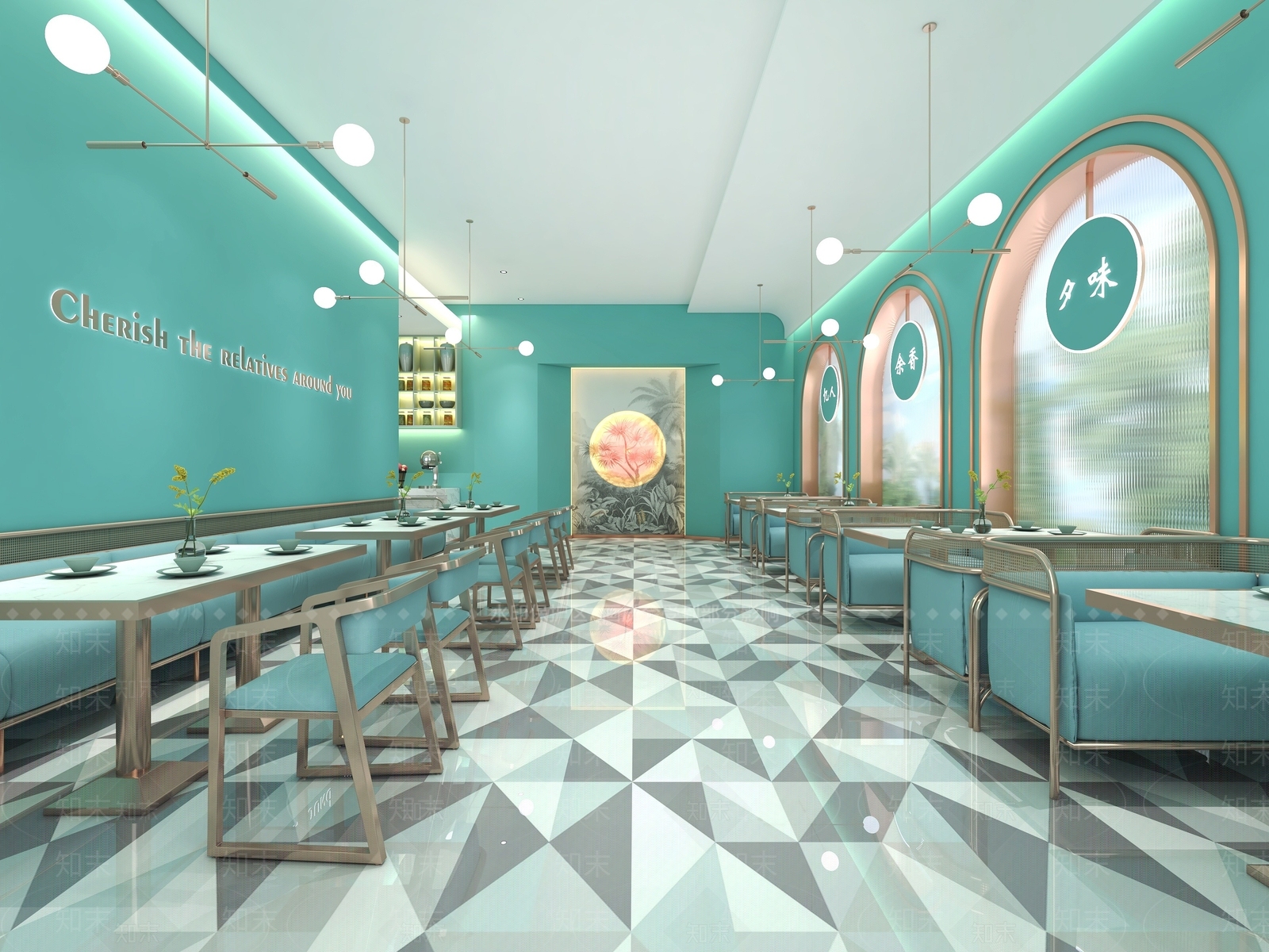 现代咖啡奶茶店3D模型下载【ID:1194910273】
