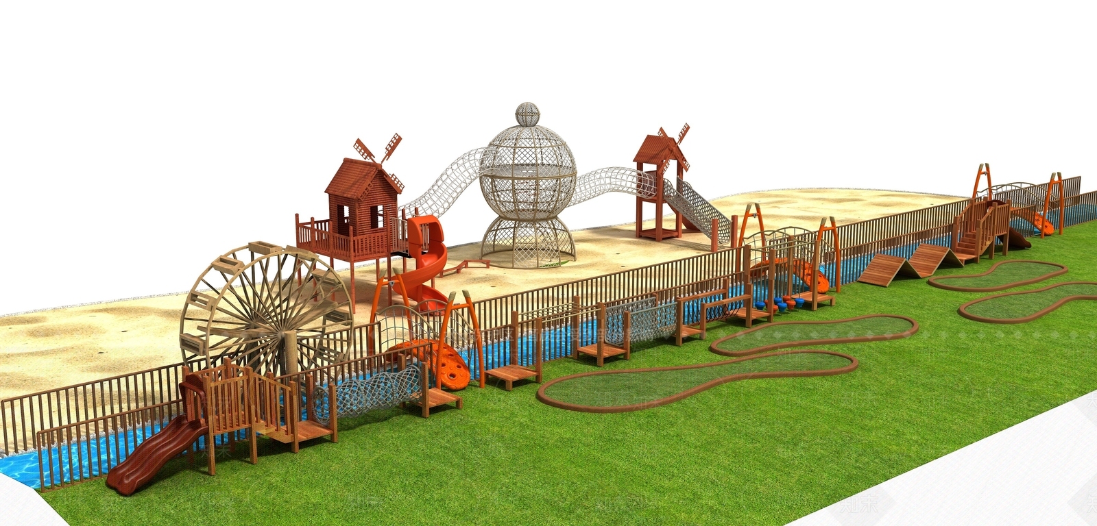 现代儿童木质拓展玩具3D模型下载【ID:1194912055】
