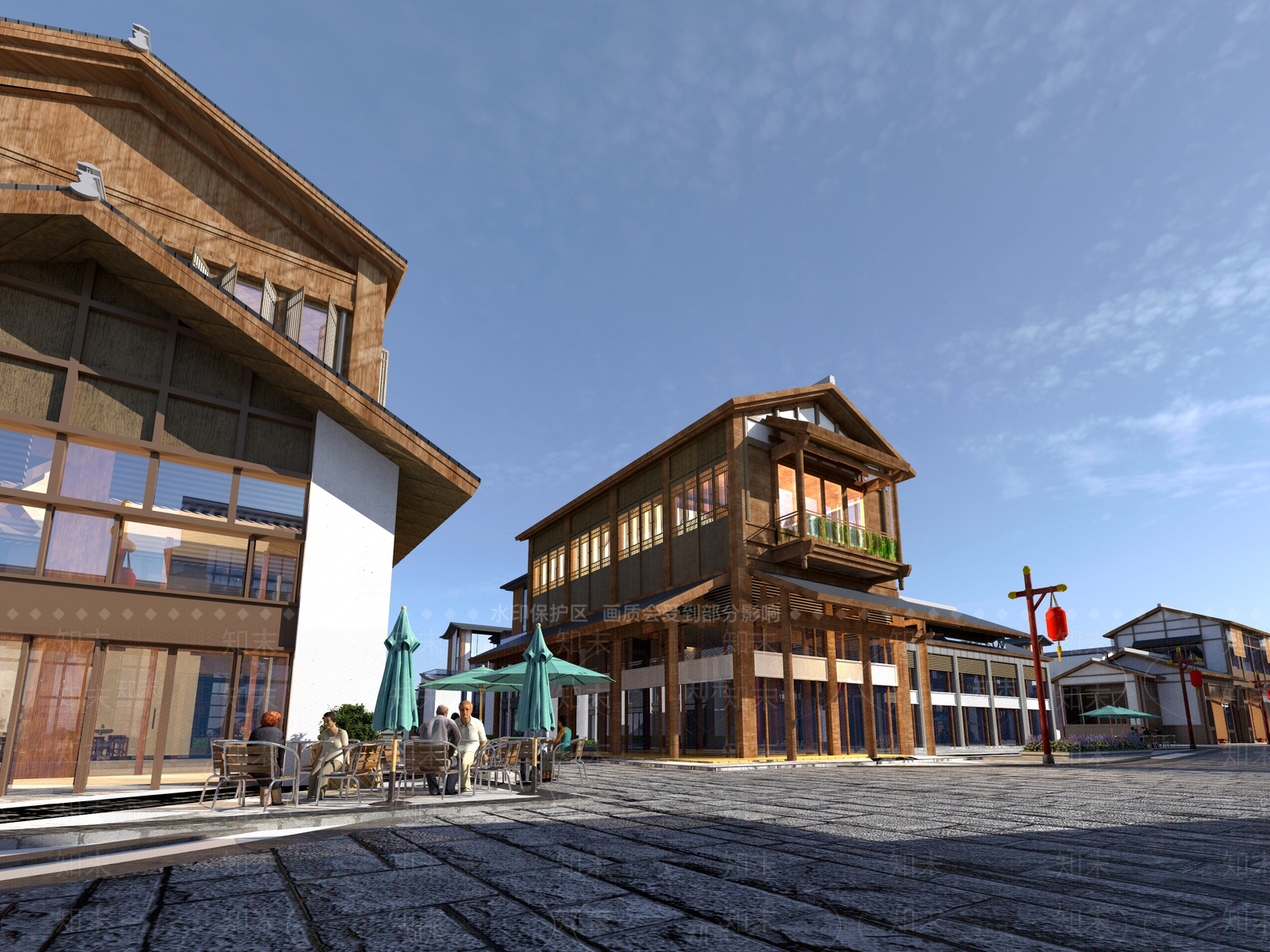 中式中古古建3D模型下载【ID:1194912889】