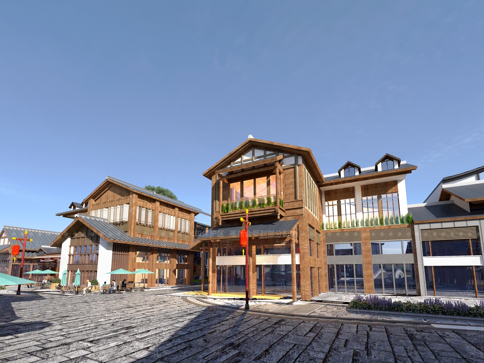 中式中古古建3D模型下载【ID:1194912889】