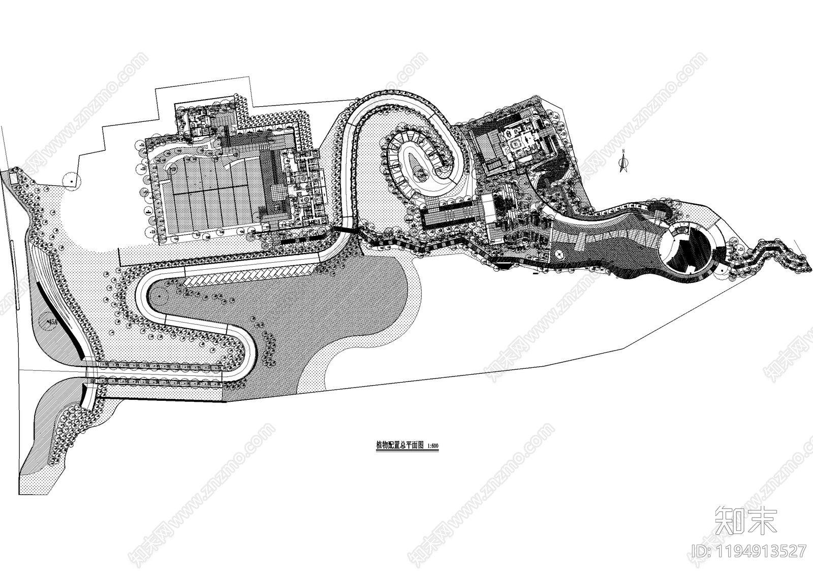示范区景观施工图下载【ID:1194913527】