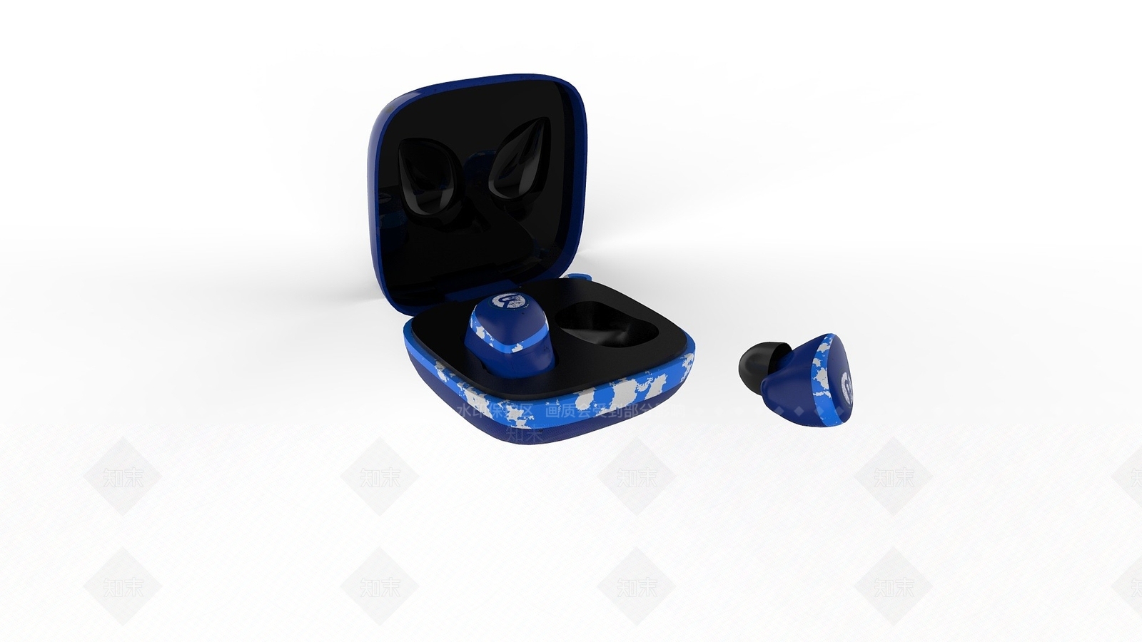 现代蓝牙耳机3D模型下载【ID:1194917407】