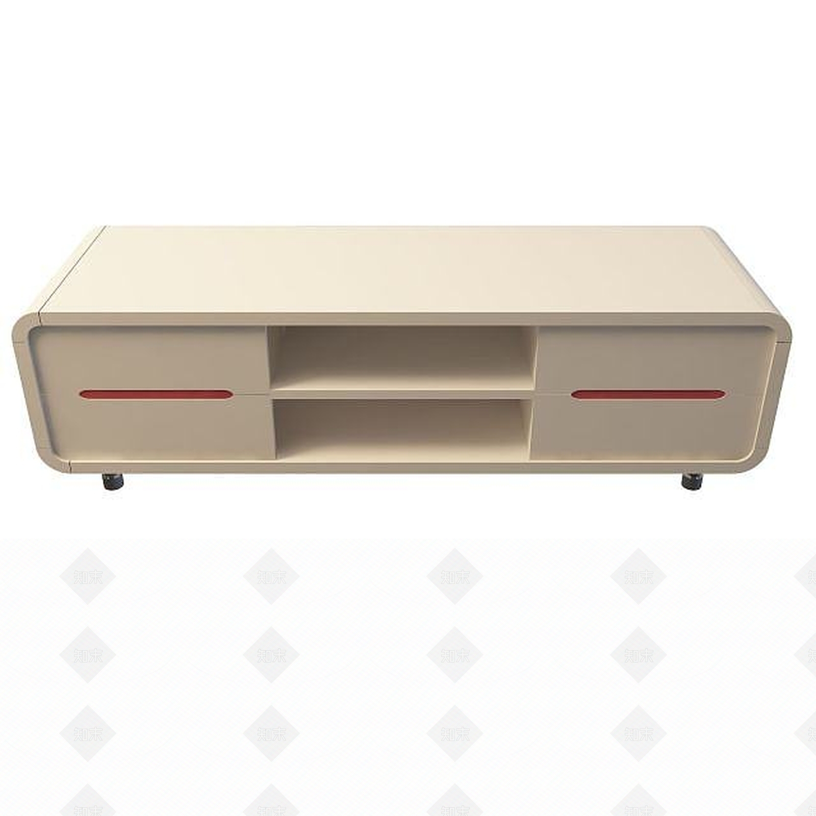 现代电视柜3D模型下载【ID:1194917502】