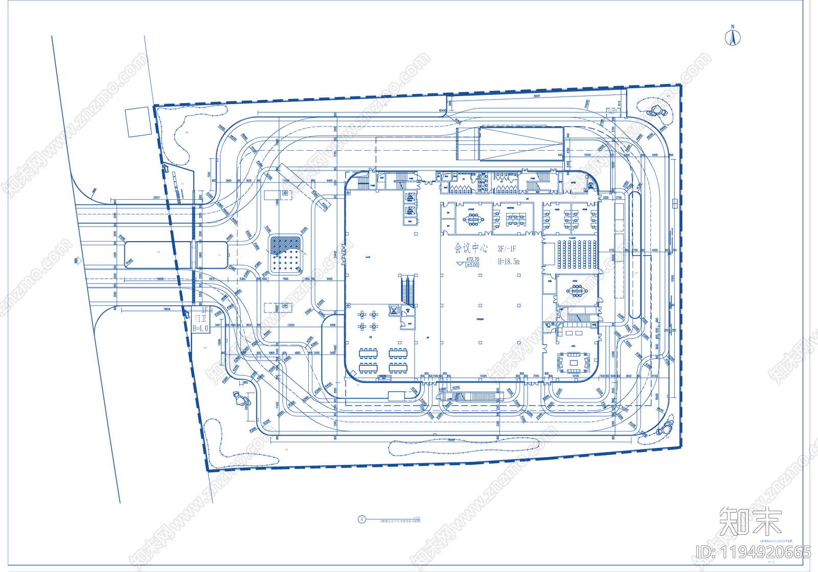 办公景观cad施工图下载【ID:1194920665】