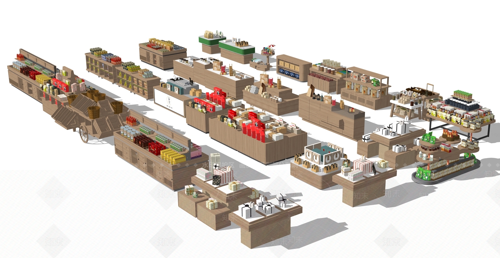 现代工业展柜SU模型下载【ID:1194922174】