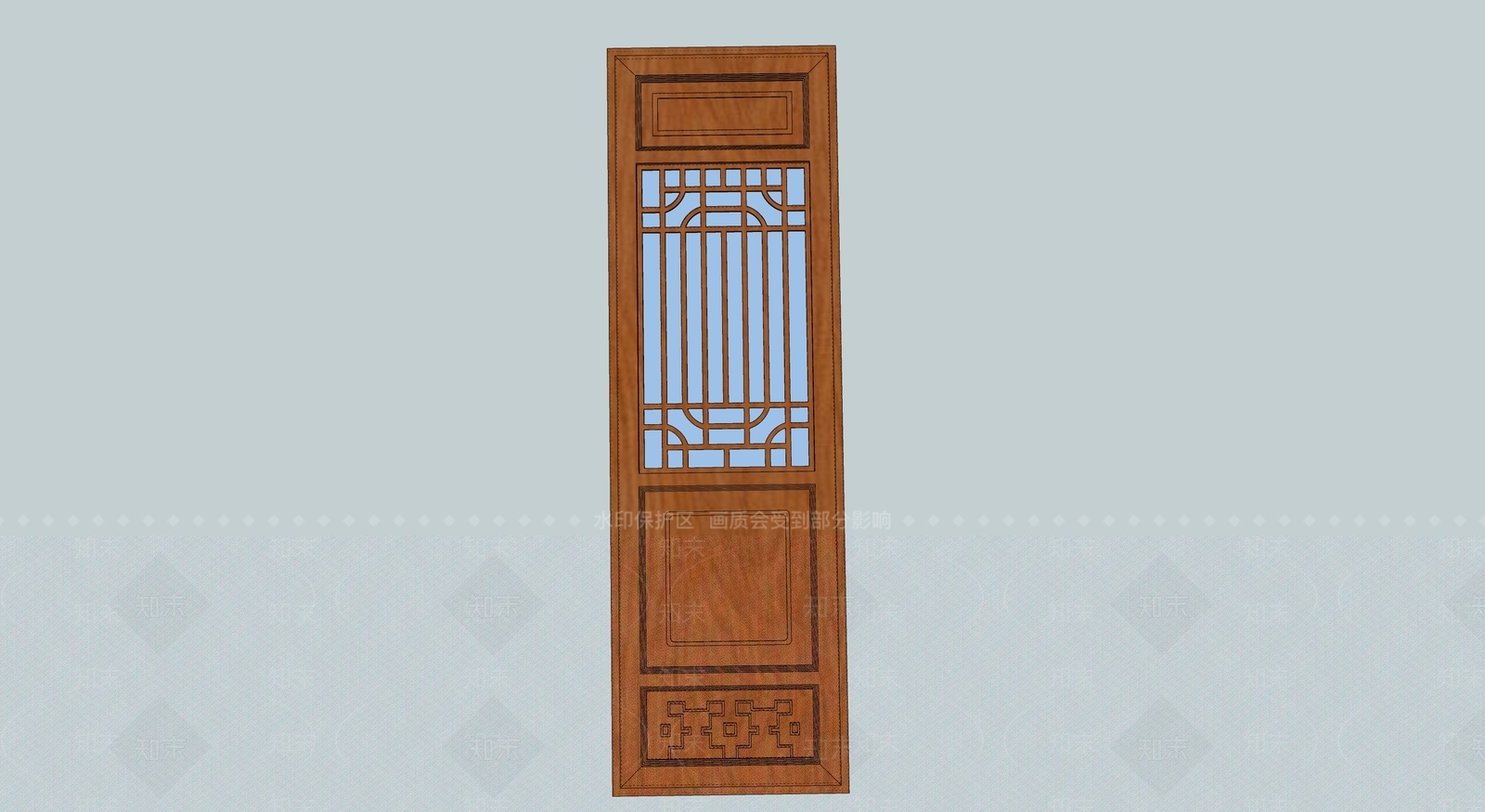 中式古建筑SU模型下载【ID:1194922332】