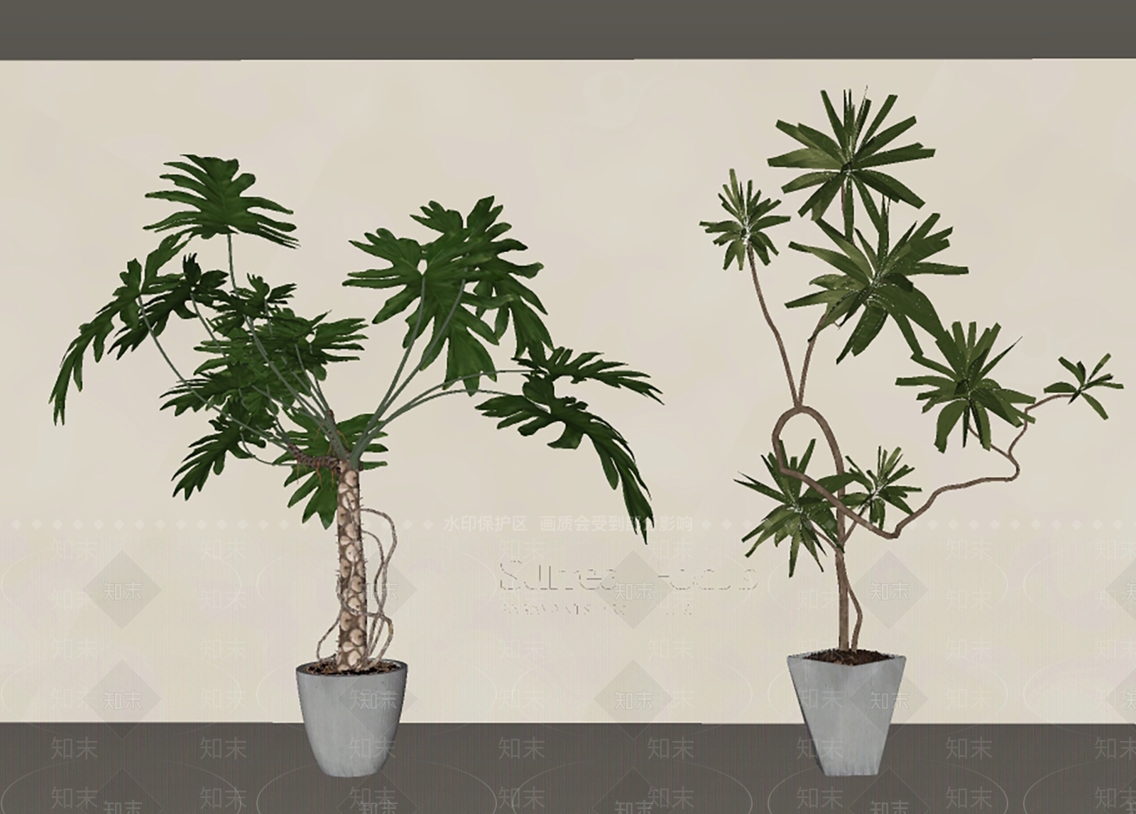 盆栽SU模型下载【ID:1194923842】