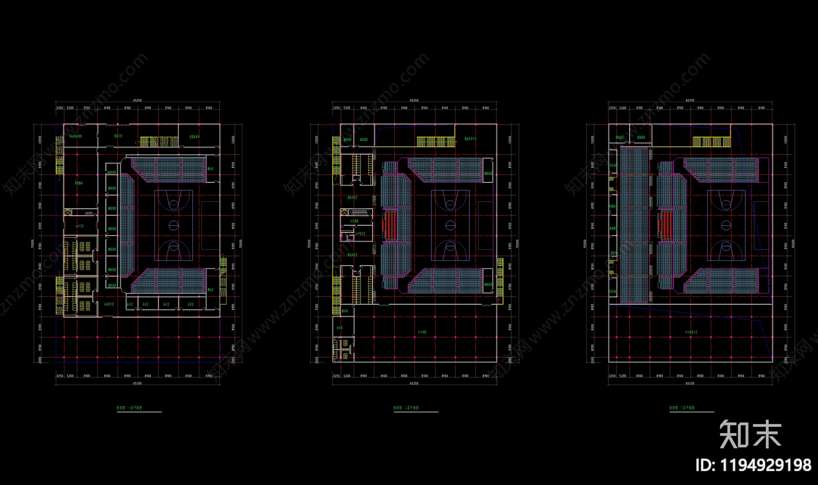 现代新中式学校建筑cad施工图下载【ID:1194929198】