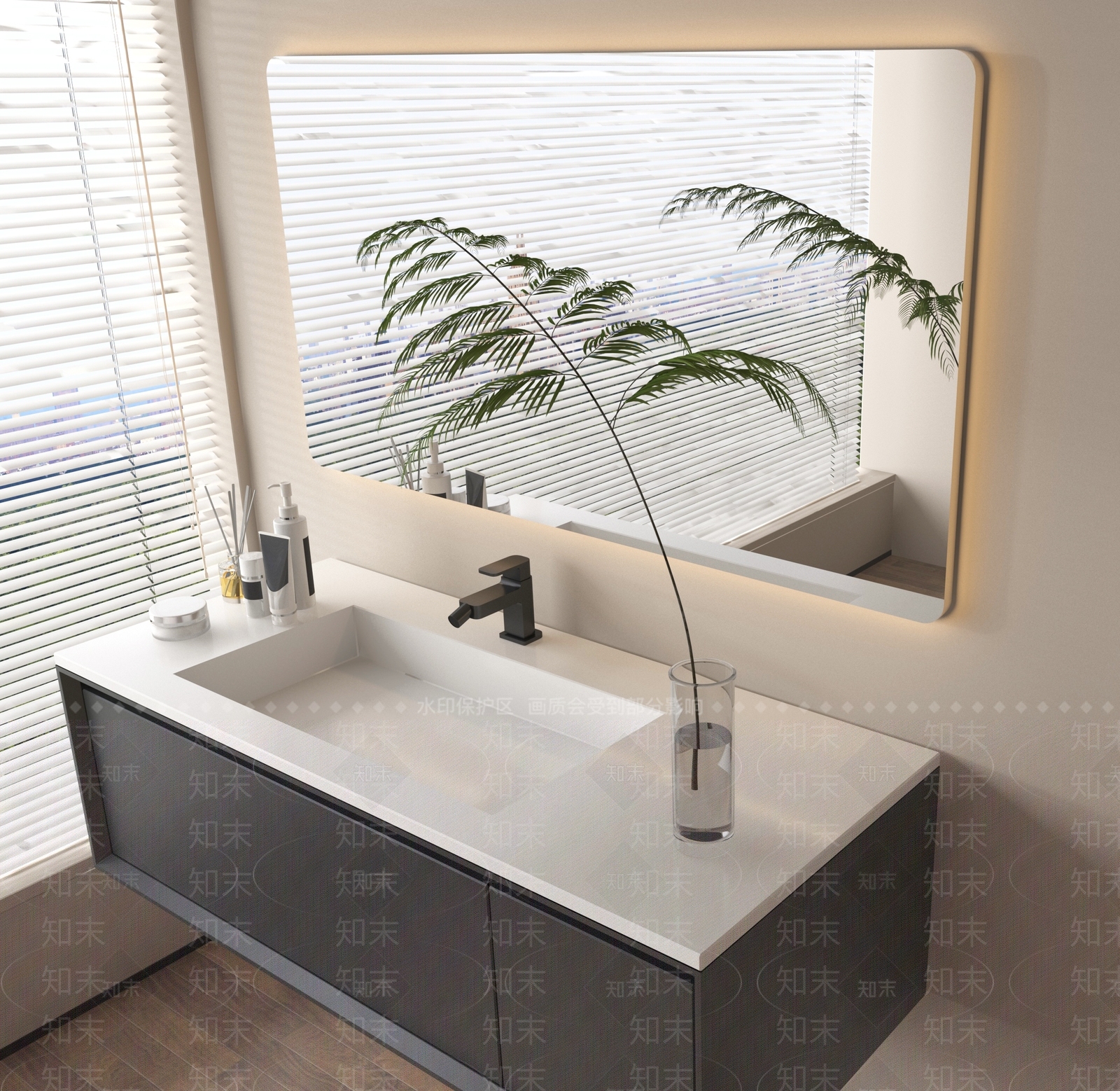 浴室柜3D模型下载【ID:1194934367】