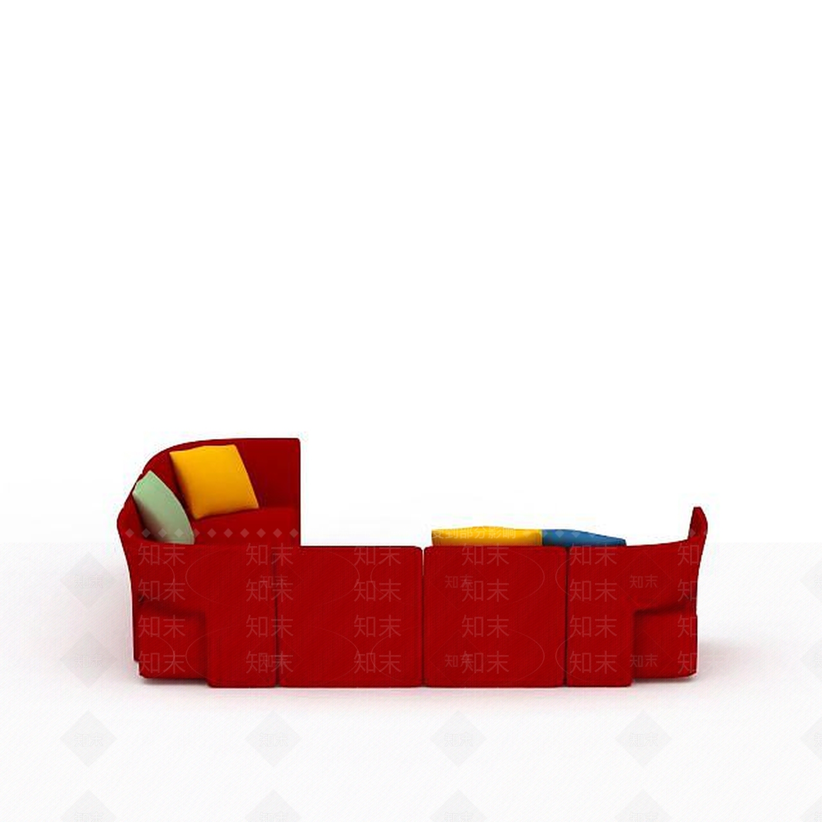 现代双人沙发3D模型下载【ID:1198925784】