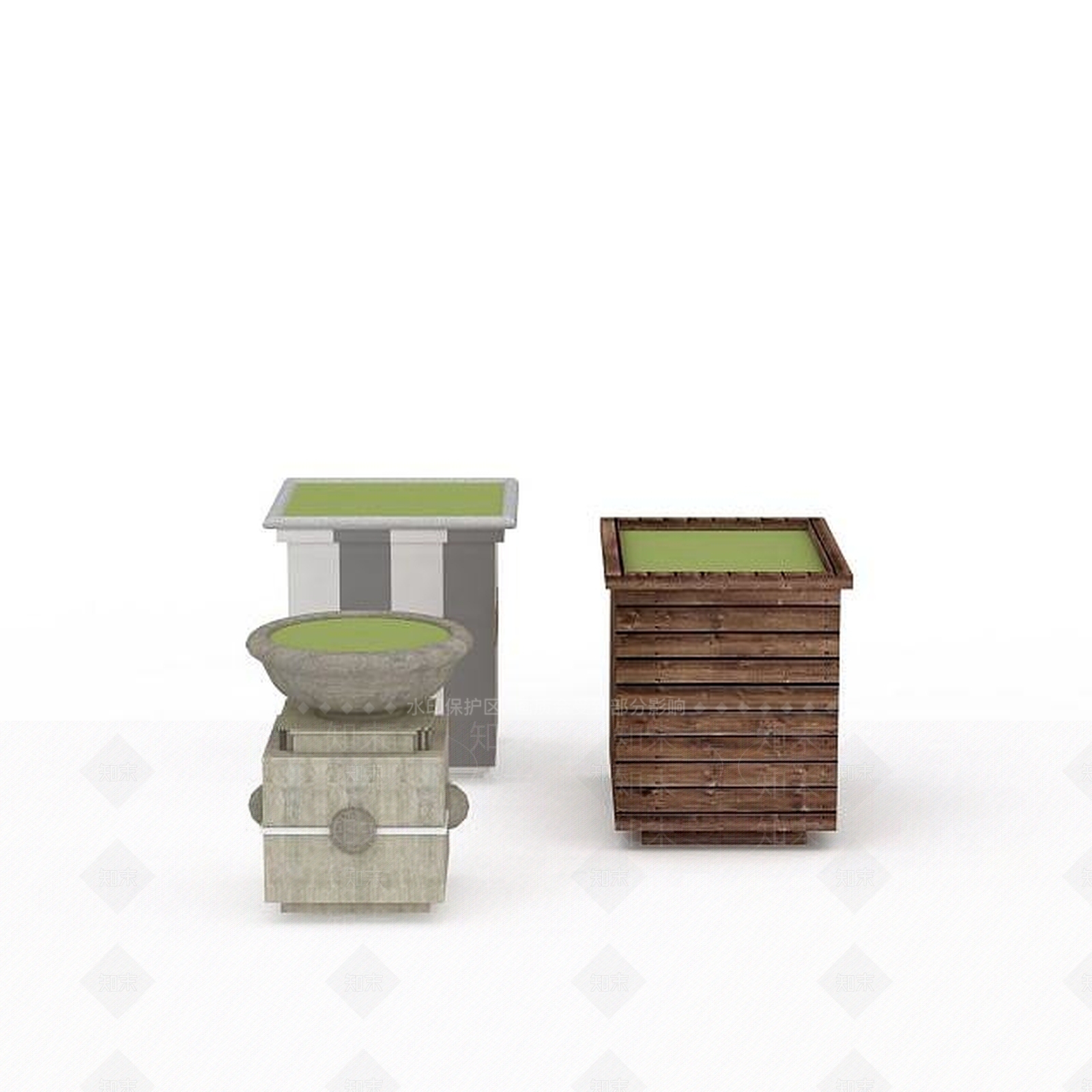 现代其他景观小品3D模型下载【ID:1194937013】