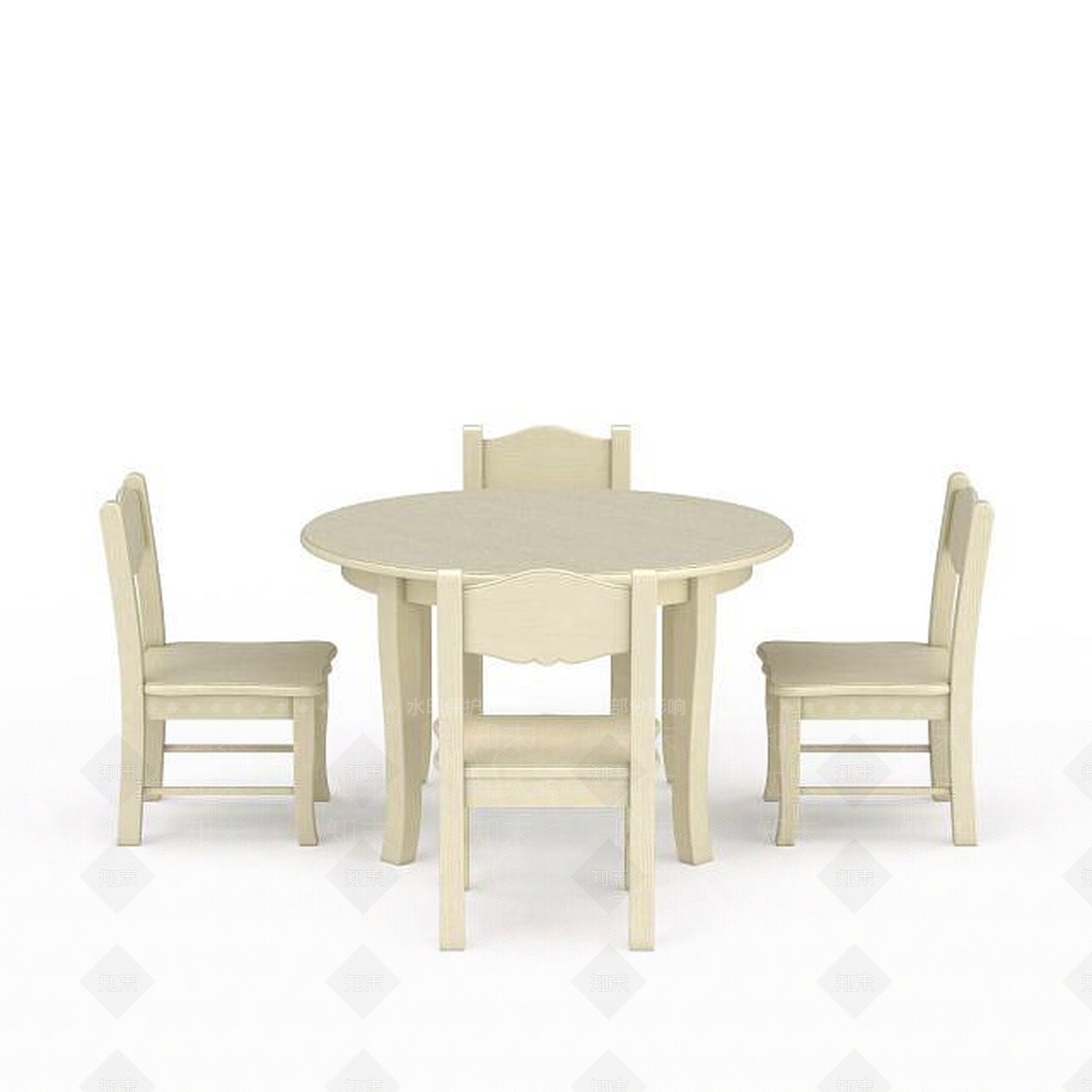 现代书桌椅3D模型下载【ID:1194939781】