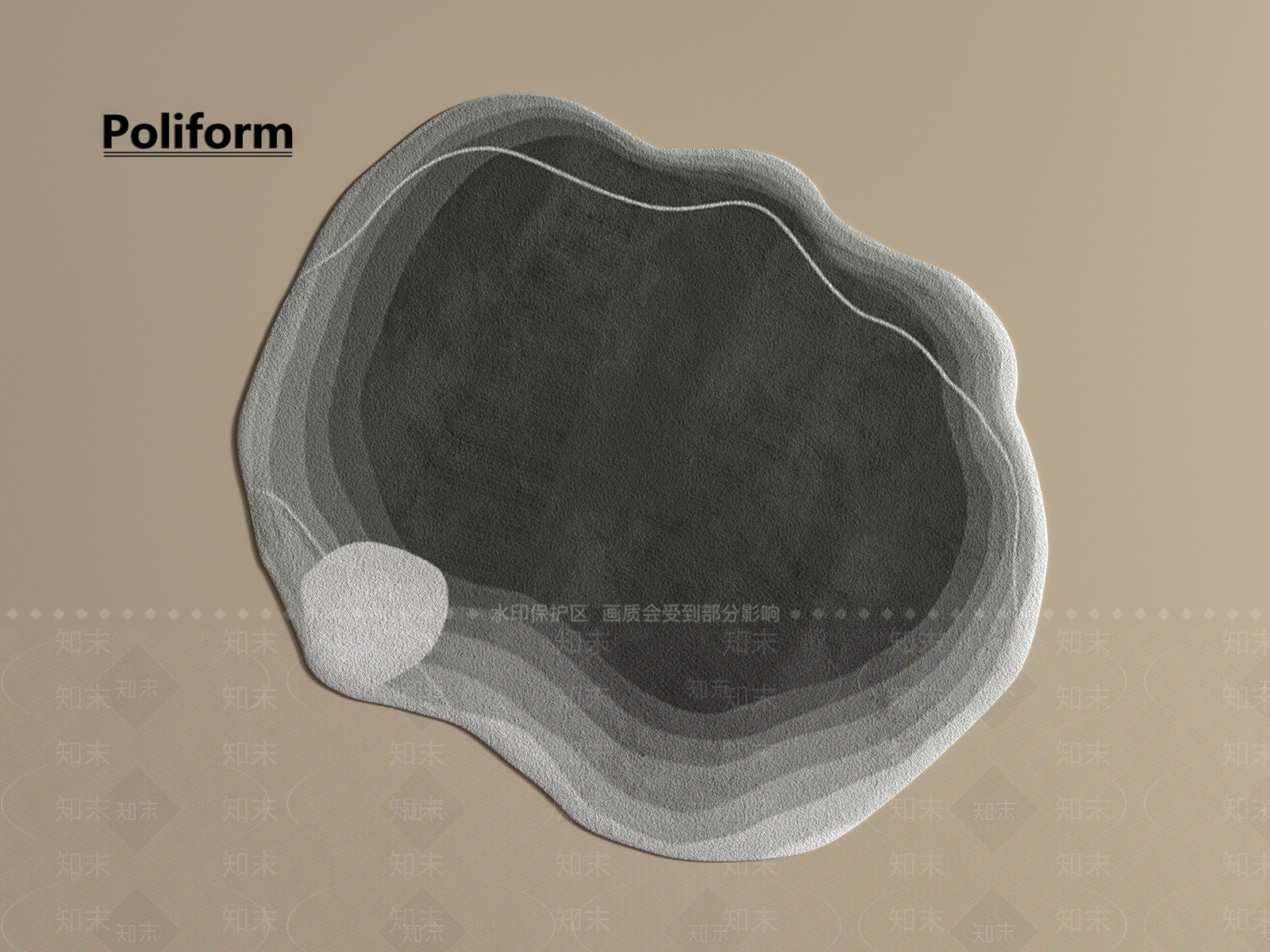 现代地毯3D模型下载【ID:1194940905】