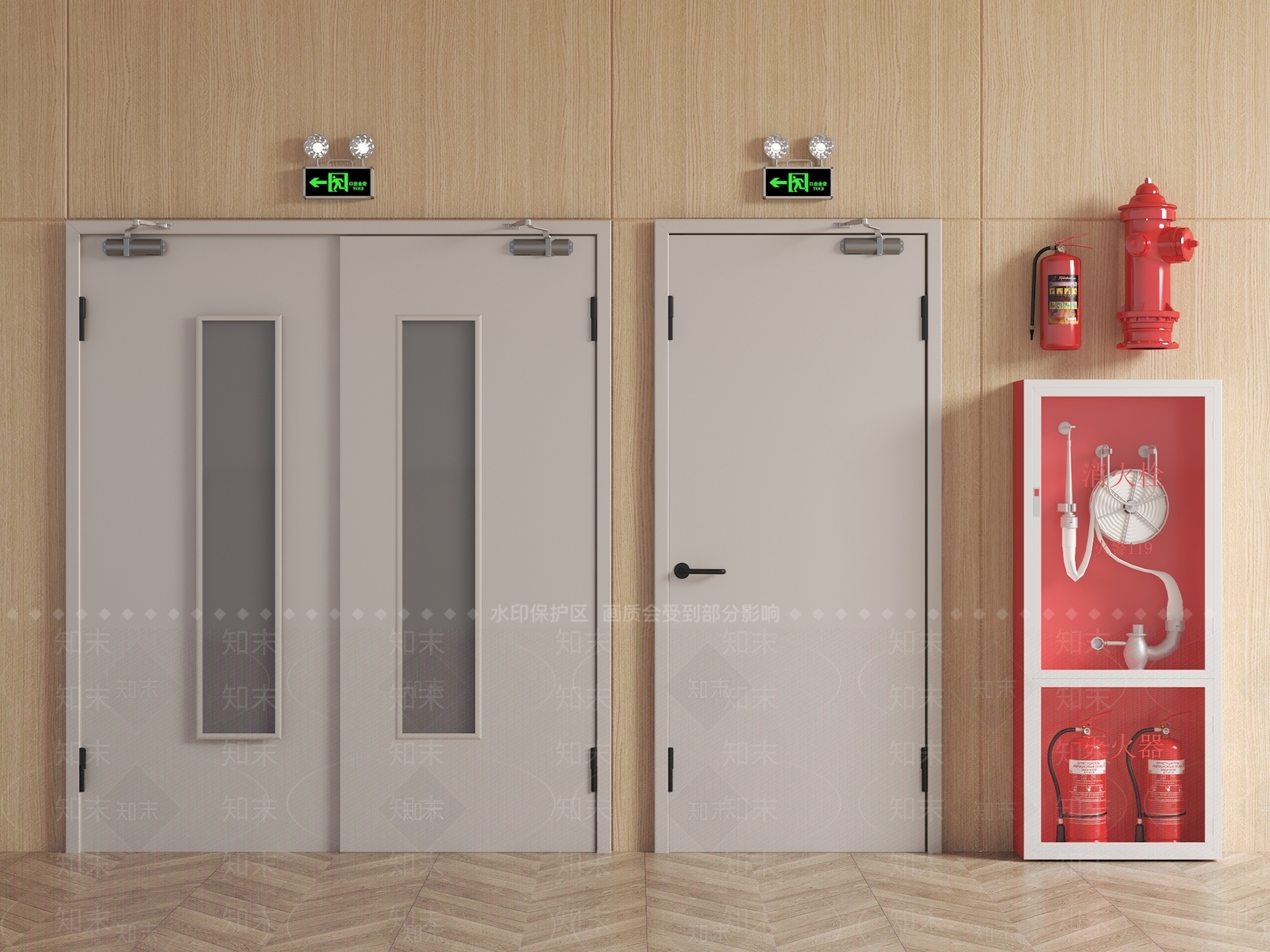 安全设施3D模型下载【ID:1194941445】