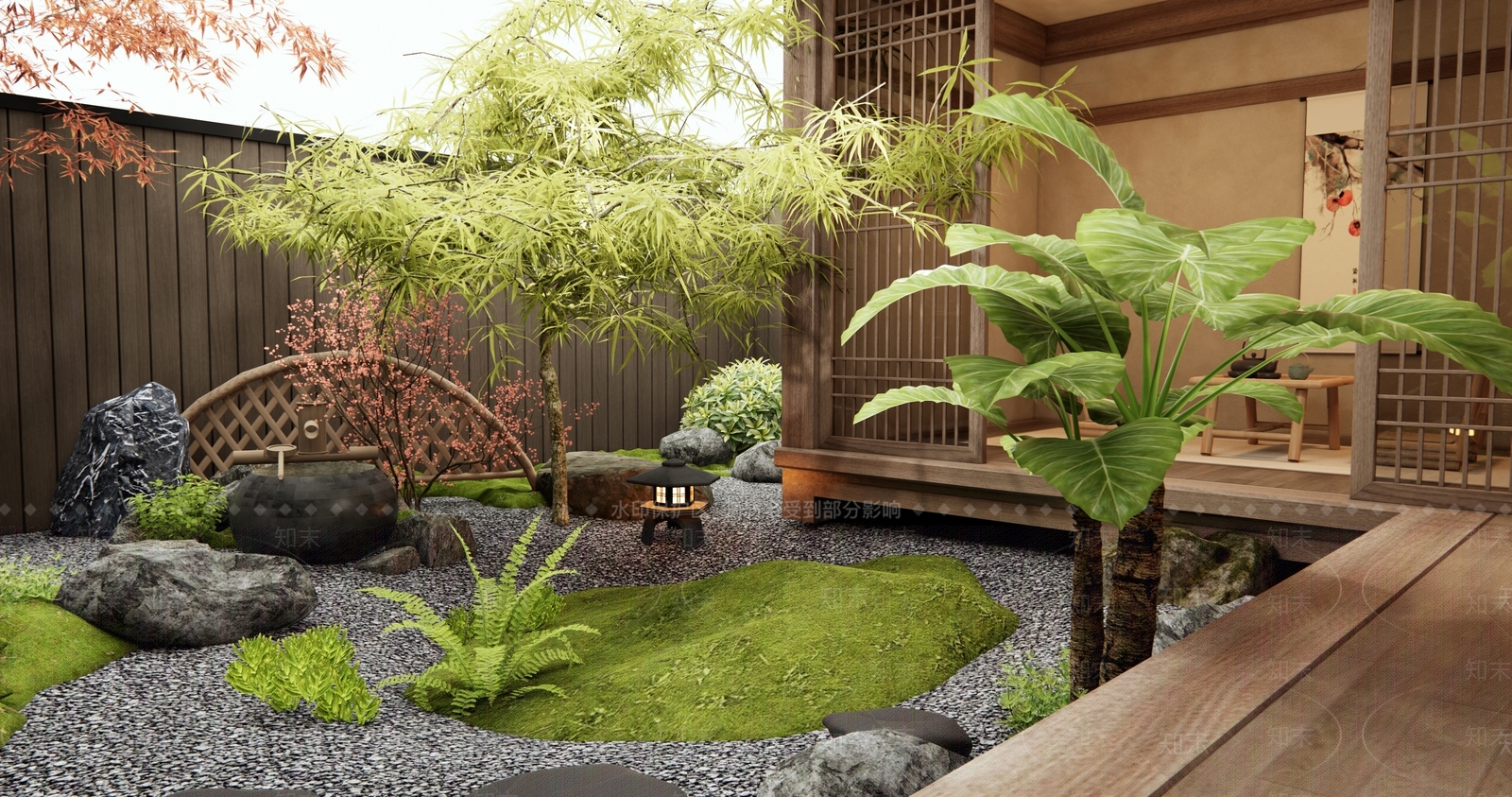 新中式庭院3D模型下载【ID:1194942016】