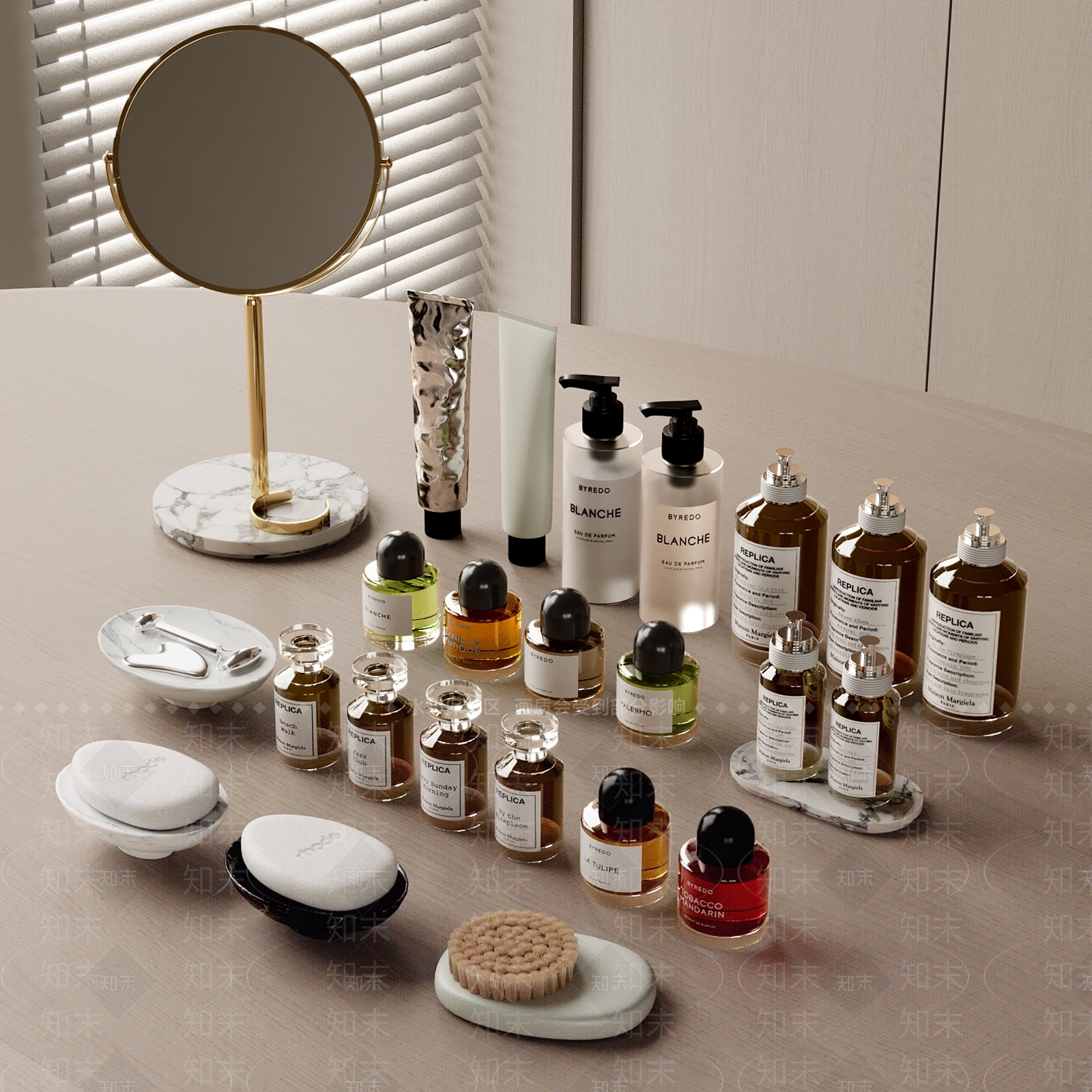 化妆品3D模型下载【ID:1194943952】