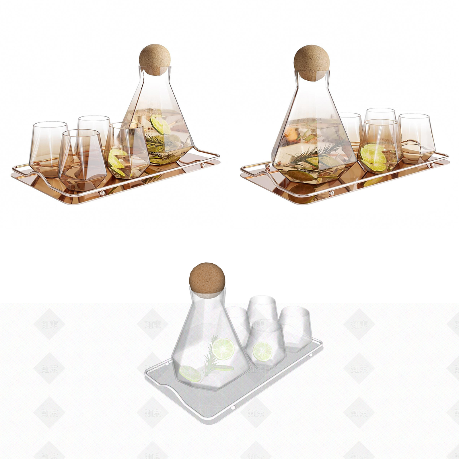茶具SU模型下载【ID:1194950669】