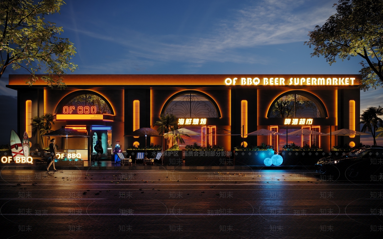 现代工业门头3D模型下载【ID:1194954468】