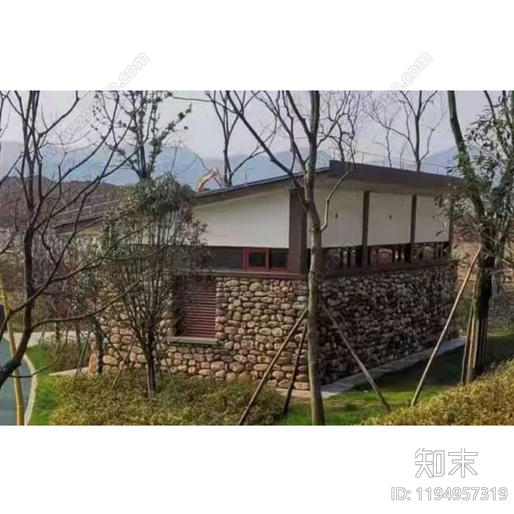 新中式现代公厕施工图下载【ID:1194957319】