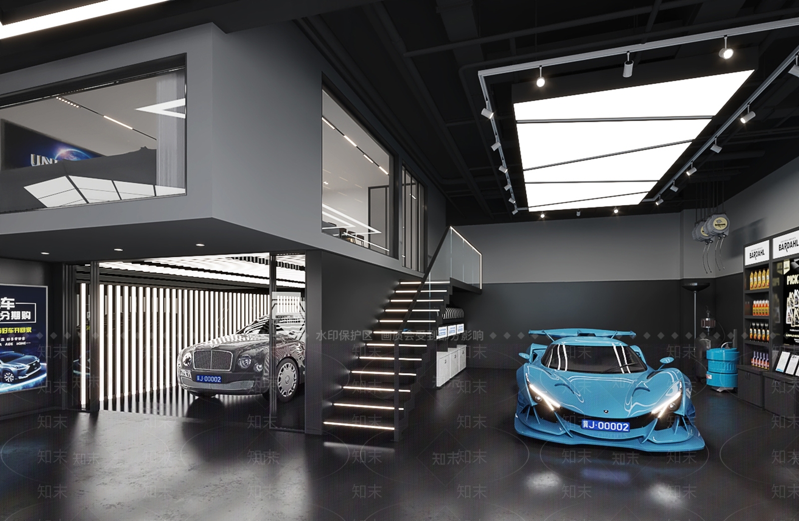 现代其他商业空间3D模型下载【ID:1194960257】