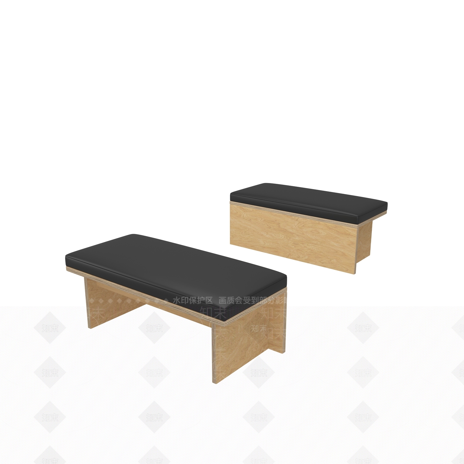 现代卡座沙发3D模型下载【ID:1194962645】
