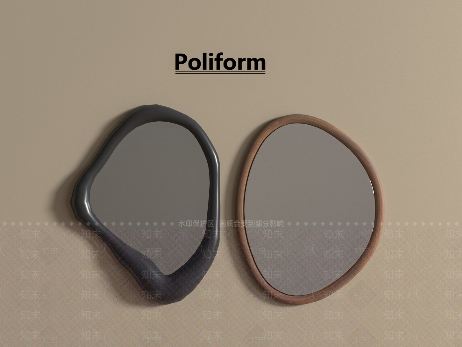 中古镜子SU模型下载【ID:1194965903】