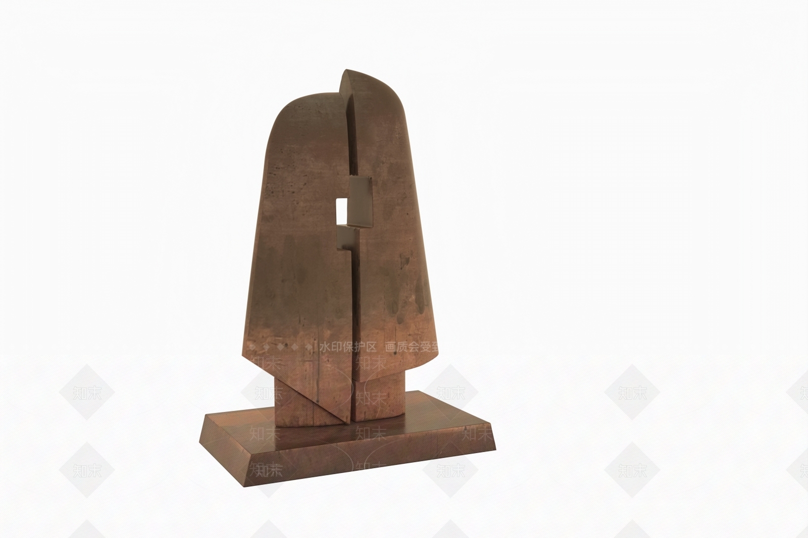 现代艺术装置3D模型下载【ID:1194967817】