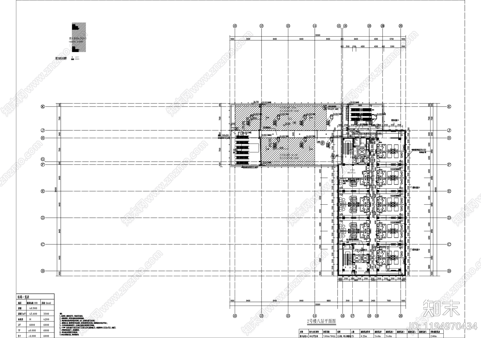 现代学校建筑cad施工图下载【ID:1194970434】