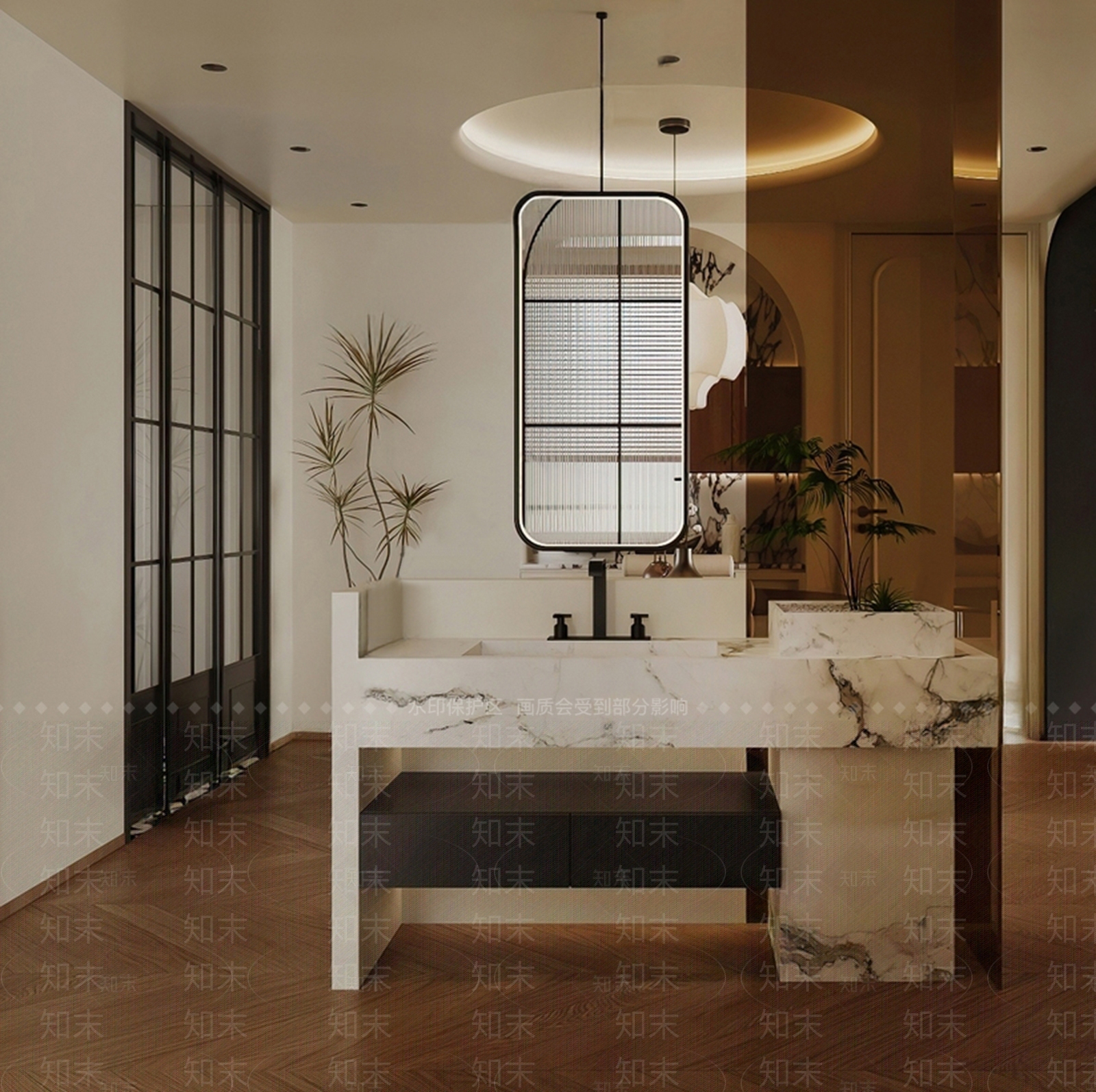 洗手台SU模型下载【ID:1194971329】