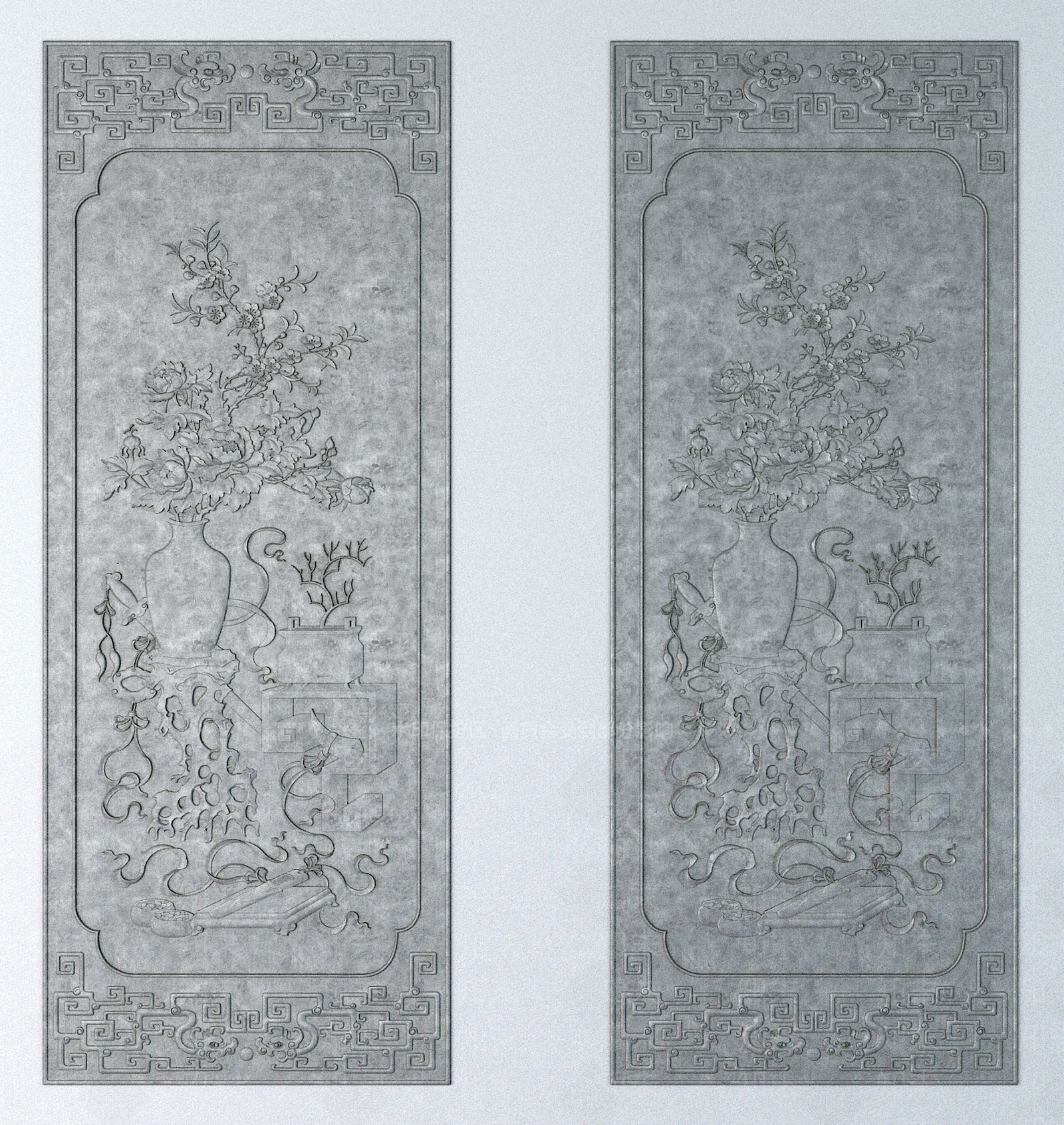 中式雕花3D模型下载【ID:1194971716】