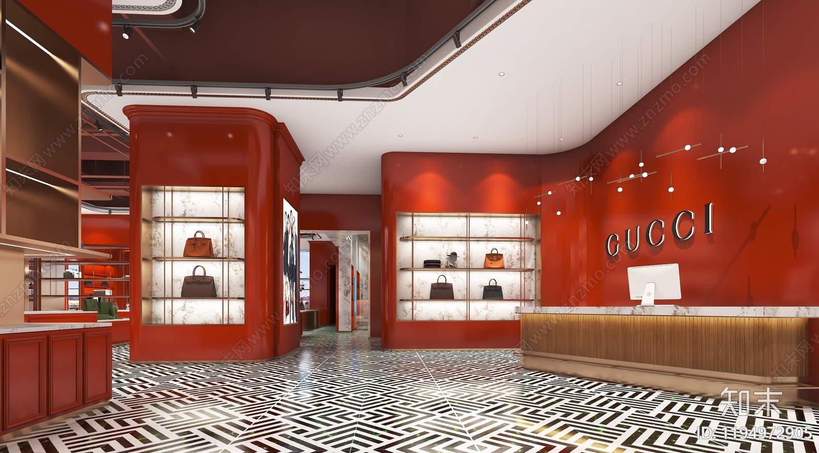 珠宝店施工图下载【ID:1194972905】