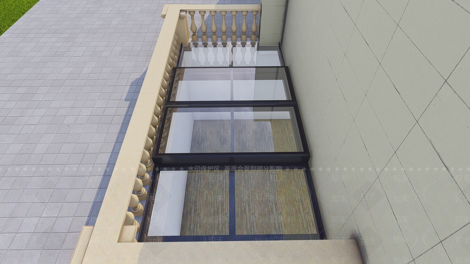 现代别墅SU模型下载【ID:1194976200】