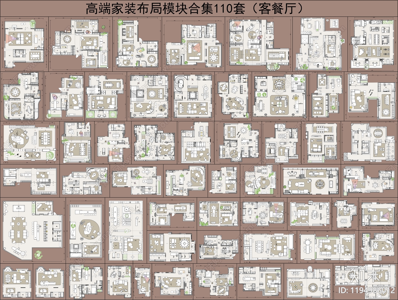 平面布置图施工图下载【ID:1194986012】