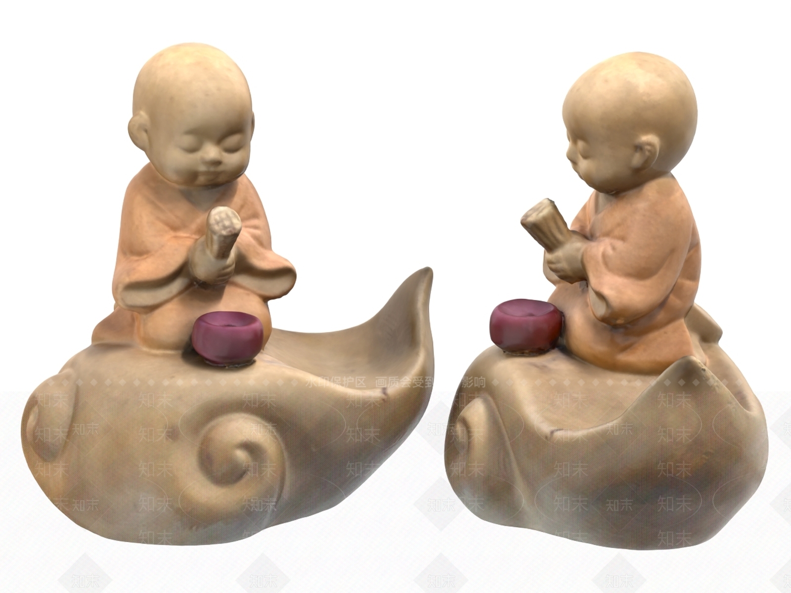 中式景观雕塑3D模型下载【ID:1194988719】