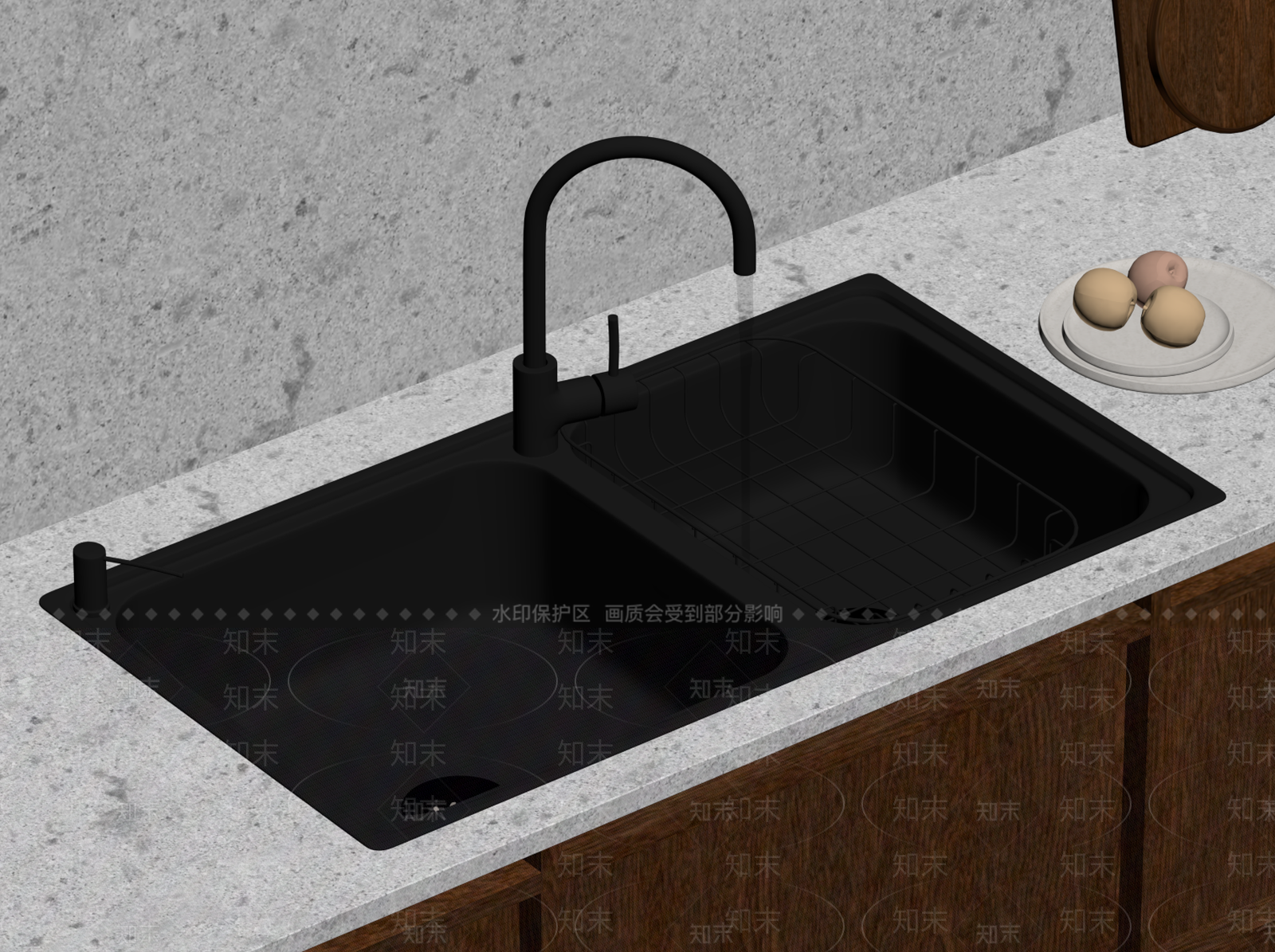 现代水槽SU模型下载【ID:1194990533】