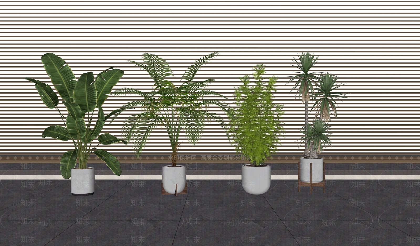 盆栽SU模型下载【ID:1194996690】