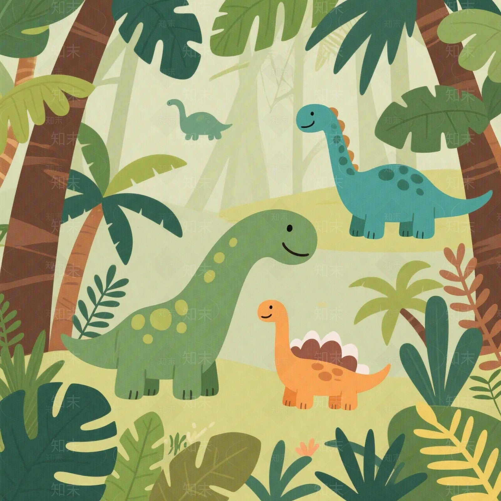 现代儿童壁纸贴图下载【ID:1194999208】