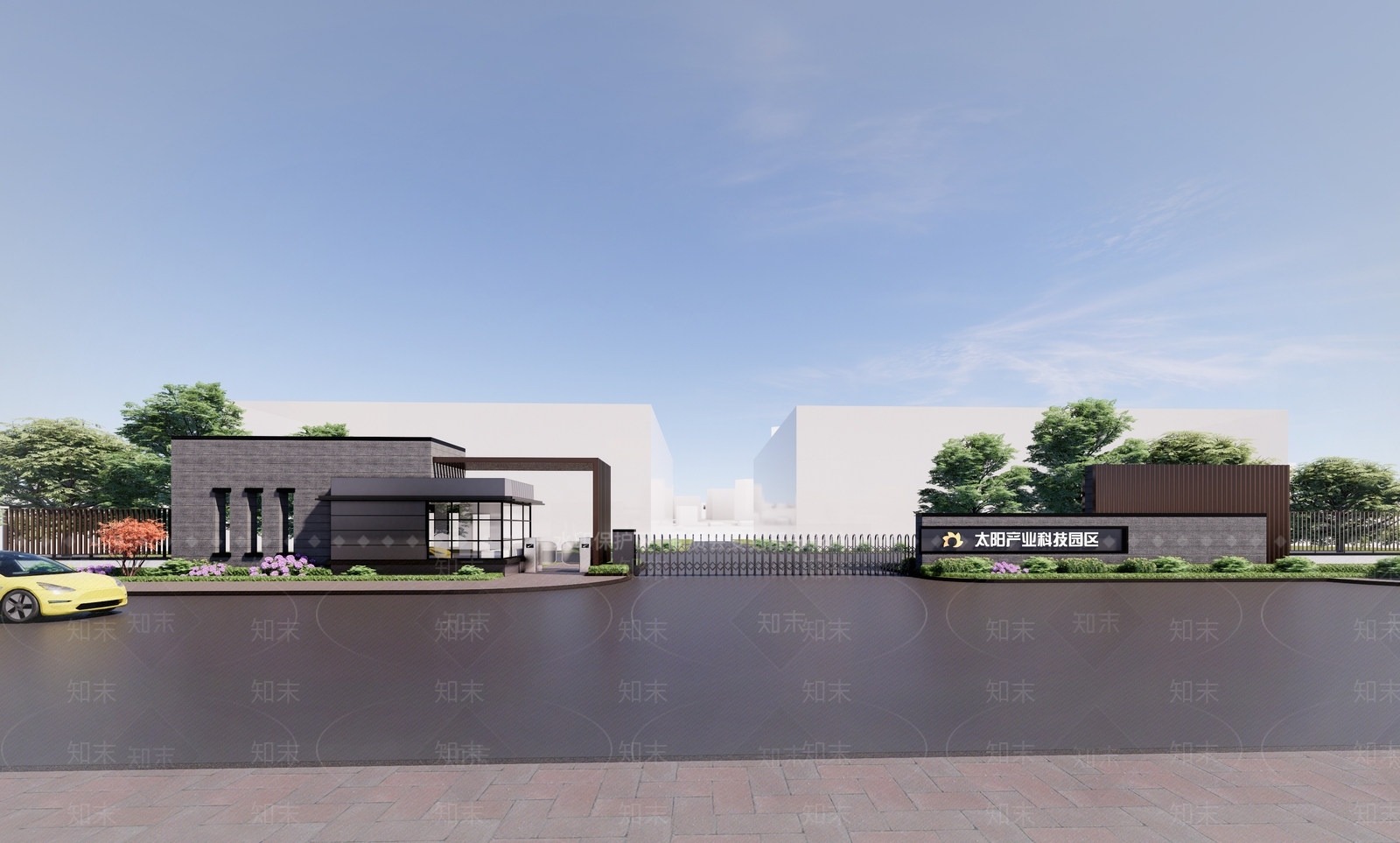 现代极简小公建SU模型下载【ID:1195002911】