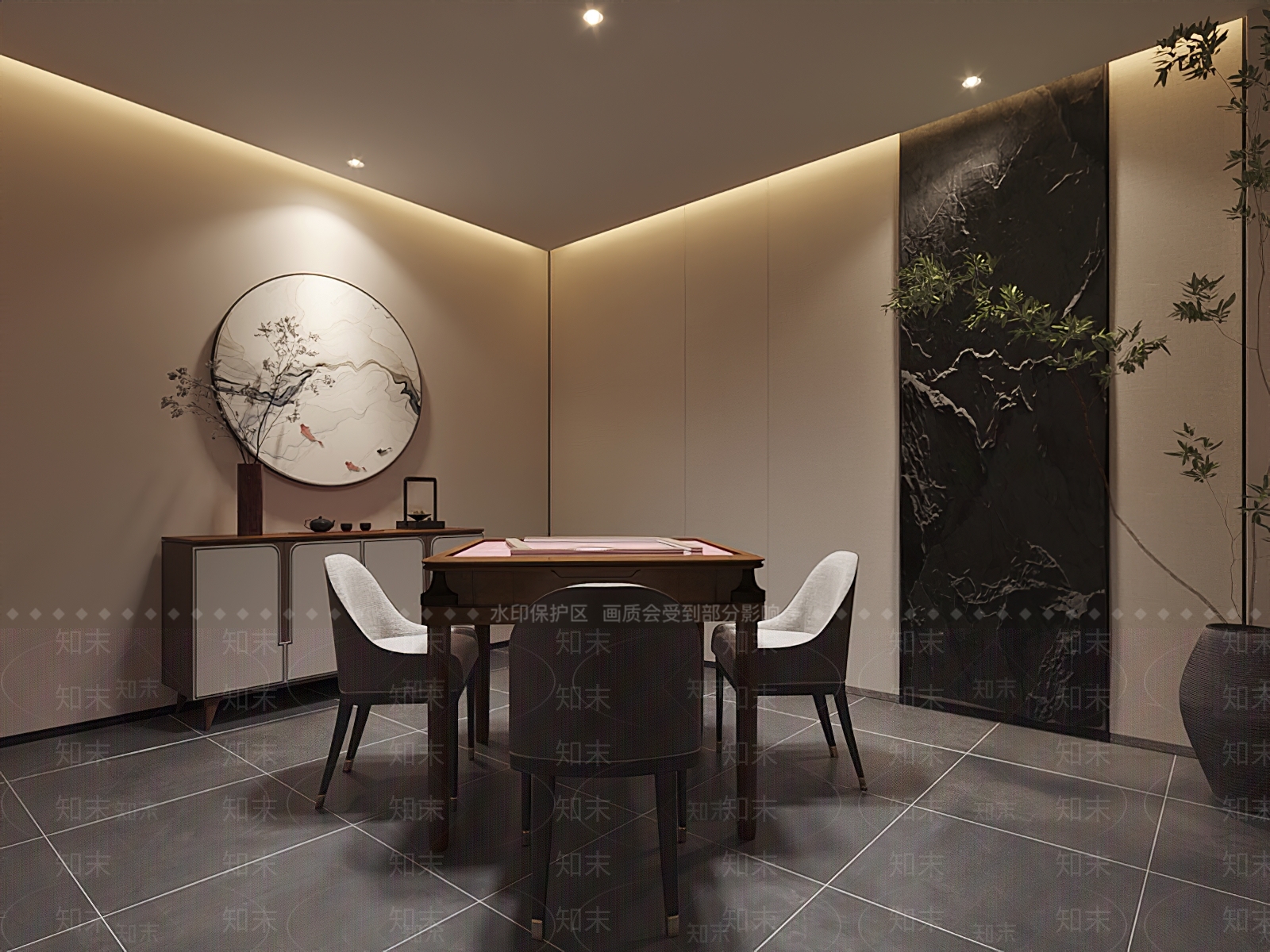新中式茶叶店3D模型下载【ID:1195004204】