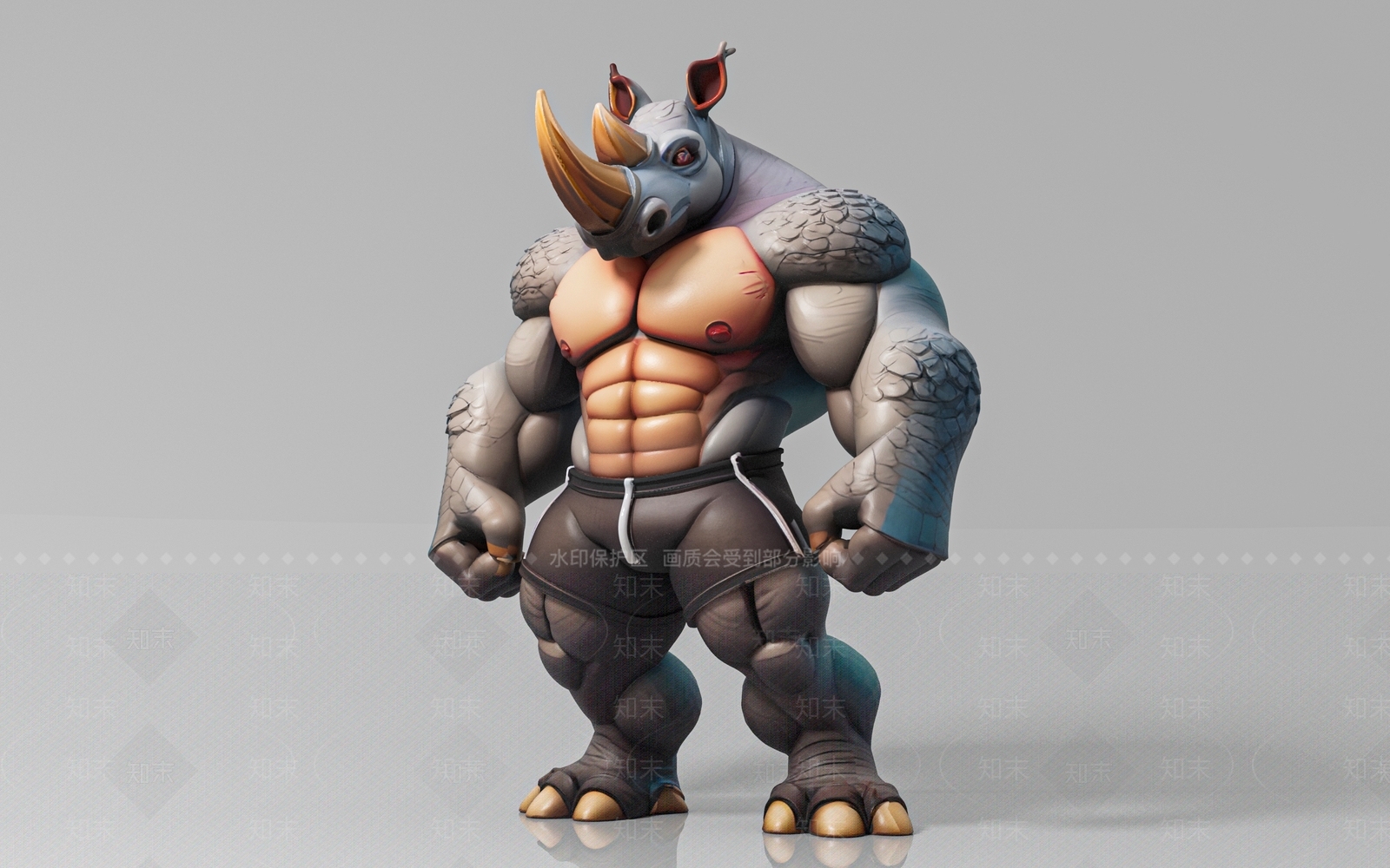 爬行类动物3D模型下载【ID:1195006279】