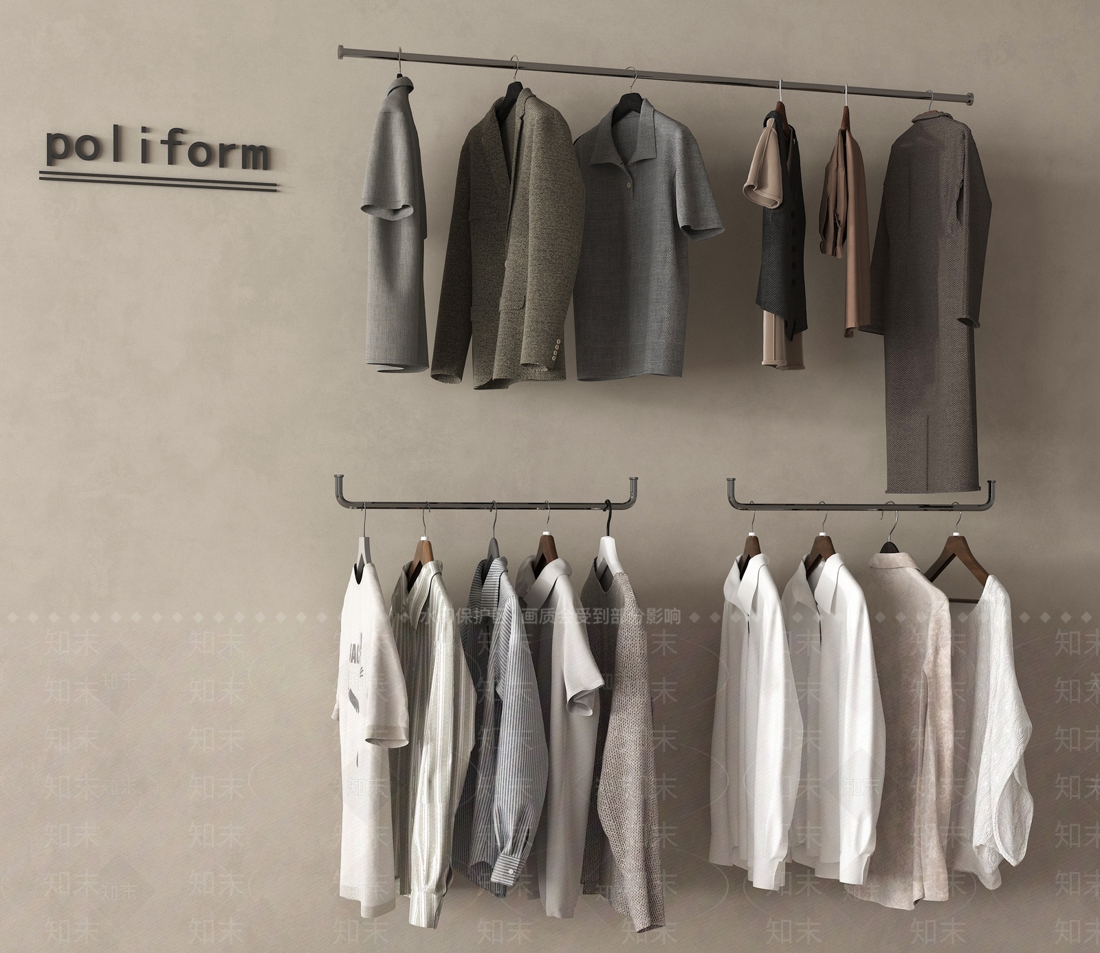 衣服3D模型下载【ID:1195015537】