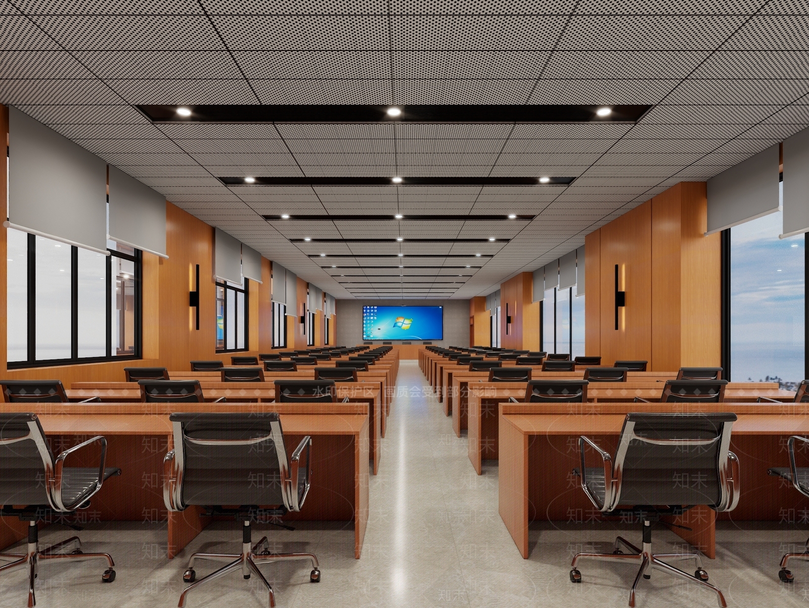 中式会议室3D模型下载【ID:1195022008】