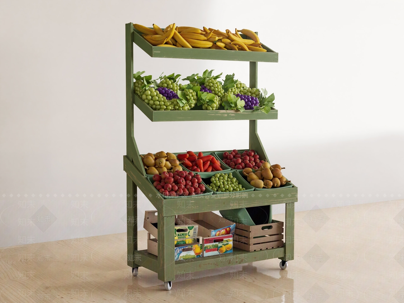 货架SU模型下载【ID:1195024378】