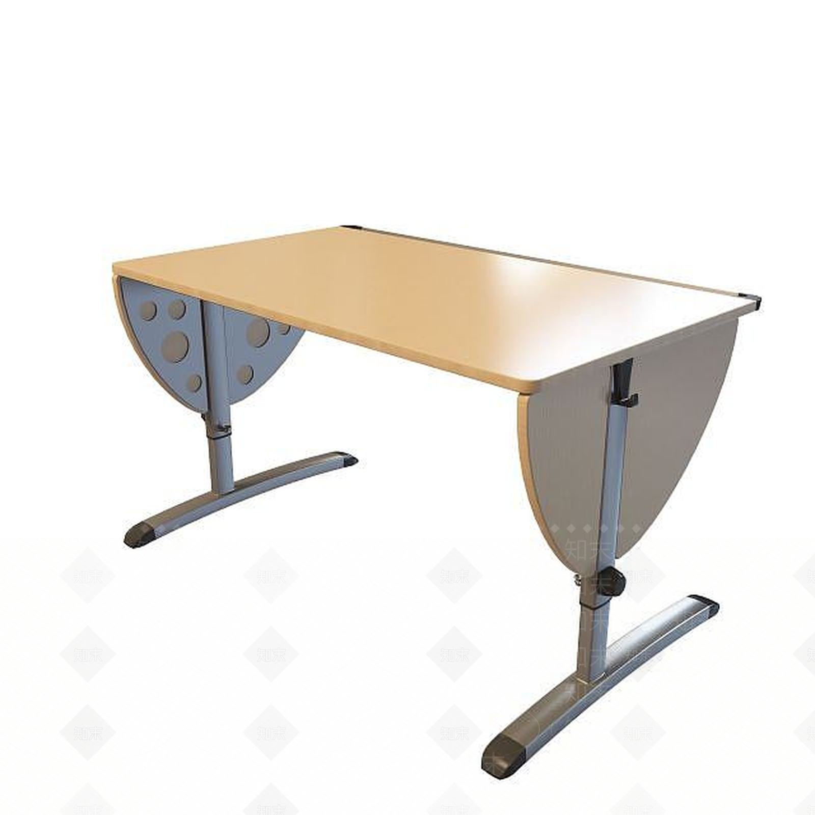 现代课桌3D模型下载【ID:1195027803】
